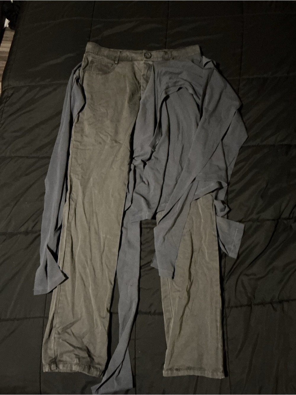 RAF Simon Zombie Pants Grey Blue
